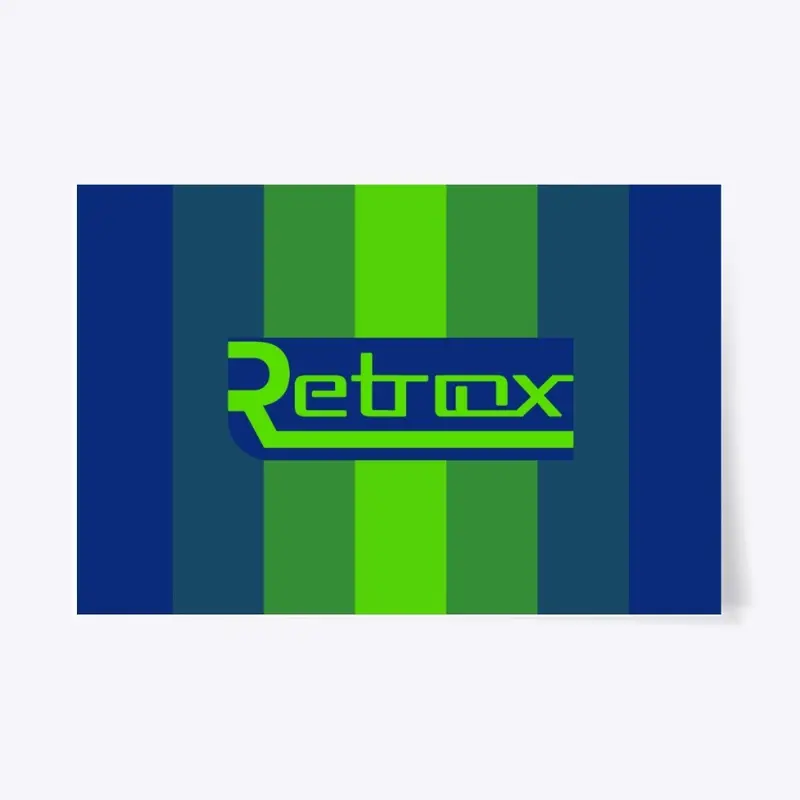 Retriox Stripes Poster