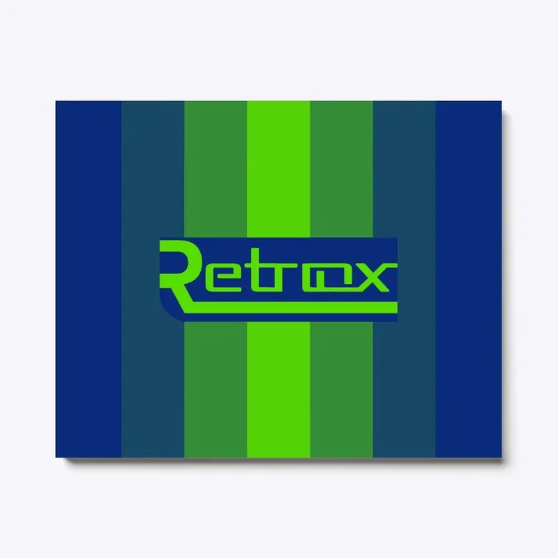 Retriox Stripes Canvas Print