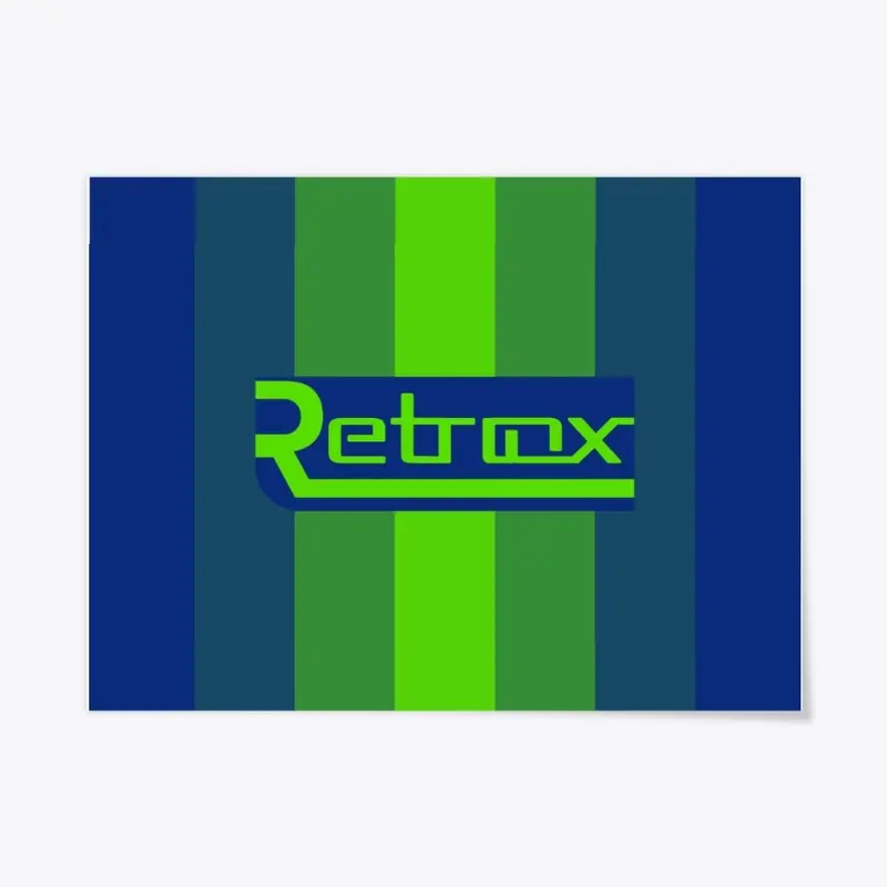 Retriox Stripes Poster